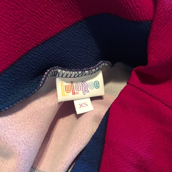 Lularoe Striped Cassie Skirt - Picture 3 of 3